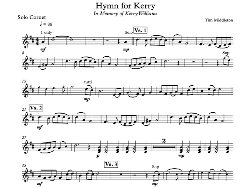 Hymn for Kerry (Brass/ Concert Band)
